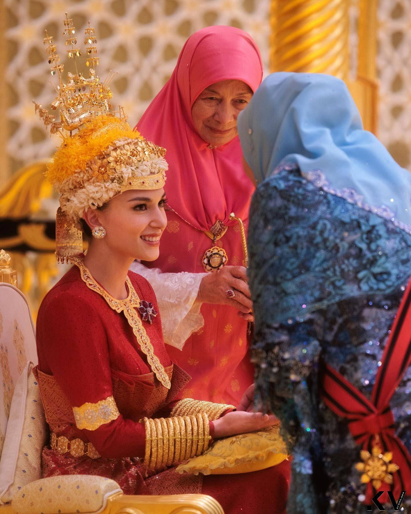 汶莱“亚洲最帅王子”世纪婚礼巨钻闪耀　出卖美娇娘吸奶瓶萌照 时尚穿搭 图5张